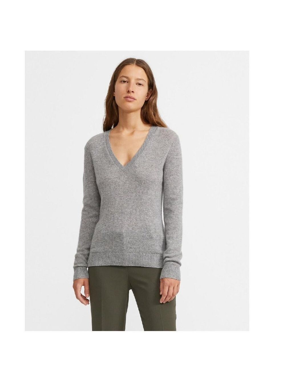 Theory V-neck Cashmere Sweater